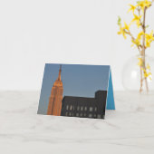 Empire State Building カード (黄色い花)