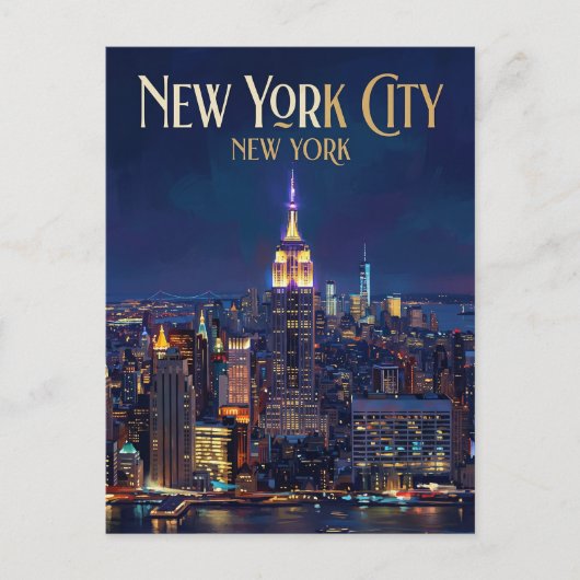 Empire State Building USA ポストカード (正面)