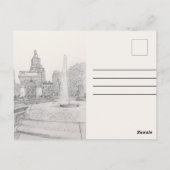 Empire State & Washington Square Postcard New York ポストカード (裏面)