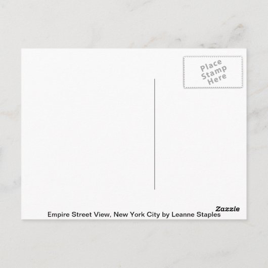 Empire Street View ポストカード (裏面)