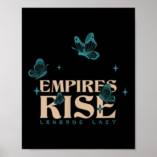 Empires Rise Legend Last 感動的 Butterfly Q ポスター (正面)