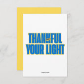 Employee Appreciatin Thank you Card サンキューカード (正面/裏面)