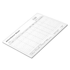 Employee Attendance Log | Daily Timesheet Notepad ノートパッド