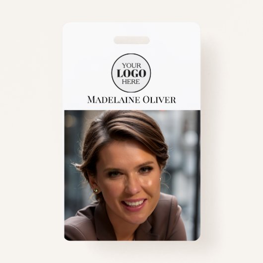 Employee ID Photo Badge バッジ (正面)