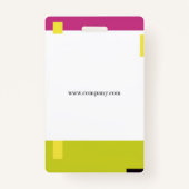 Employee ID Workers Employee Staff Member Badge 3 バッジ (裏面)