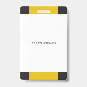 Employee ID Workers Employee Staff Member Badge 4 バッジ (Back)