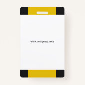 Employee ID Workers Employee Staff Member Badge 4 バッジ (裏面)