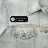  Employee Logo Black White Simple 名札 (インサイチュ)