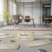 Employee Name Tag | Personalized Badge 名札