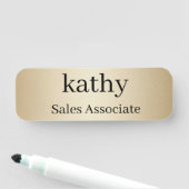 Employee Name Tag | Personalized Badge 名札 (インサイチュ)