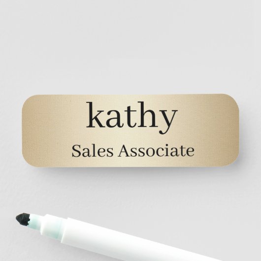 Employee Name Tag | Personalized Badge 名札 (インサイチュ)
