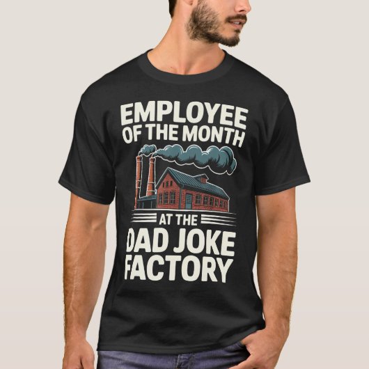 Employee Of The Month At The Dad Joke Factory Men Tシャツ (正面)