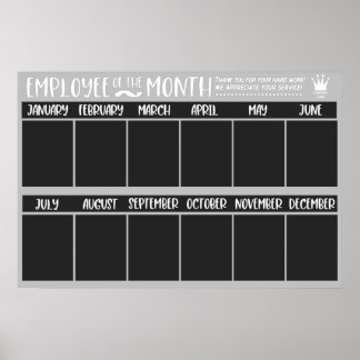 Employee of the Month Award Recognition ポスター