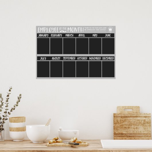 Employee of the Month Award Recognition ポスター (キッチン)
