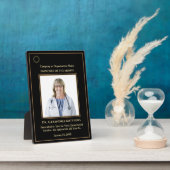 Employee Of The Month Photo Logo金ゴールド賞 フォトプラーク (側面)