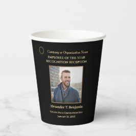 Employee Of The Year Photo Logo Awardsパーソナライズ 紙コップ