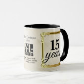 Employee performance anniversary milestone award マグカップ (正面右)