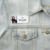 Employee photo Custom Business logo magnetic  名札 (インサイチュ)