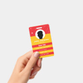 Employee photo id company security badge バッジ (手持ち)