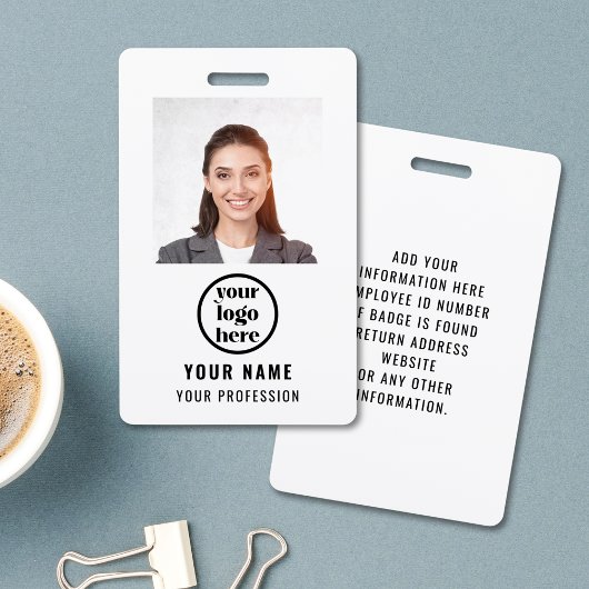 Employee Photo ID Company Security Badge バッジ