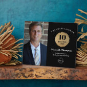 Employee Recognition 10 Year service Custom Photo フォトプラーク (側面)