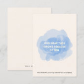 Employee Staff Thank You Appreciation Card サンキューカード (正面/裏面)