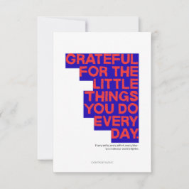 Employee Staff Thank You Appreciation Card サンキューカード