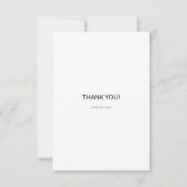 Employee Staff Thank You Appreciation Card サンキューカード (裏面)