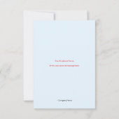 Employee Staff Thank You Appreciation Card サンキューカード (裏面)