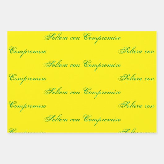 empoderamiento ラッピングペーパーシート (正面)