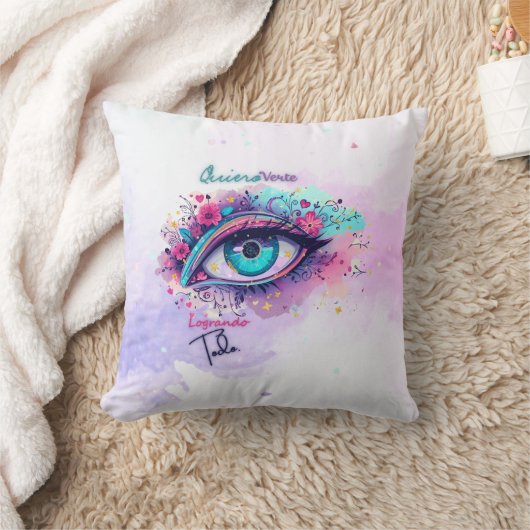 EmpoderArte | “Quiero verte logrando todo” – Arte  クッション (ブランケット)