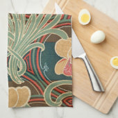 Emporio Moffaのアールヌーボーのデザイン#4 キッチンタオル (四つ折り)