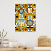 Emporio Moffaのエジプトの装飾#1 ポスター (キッチン)