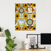 Emporio Moffaのエジプトの装飾#1 ポスター (ホームオフィス)