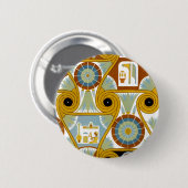 Emporio Moffaのエジプトの装飾#1 缶バッジ (正面&裏面)