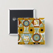 Emporio Moffaのエジプトの装飾#1 缶バッジ (正面&裏面)