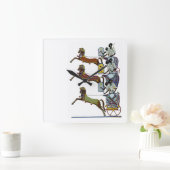 Emporio Moffaのエジプトの装飾#2 スクエア壁時計 (ホーム)