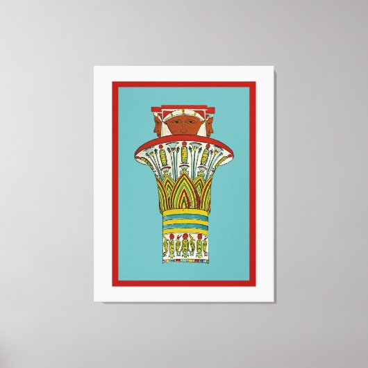 Emporio Moffaのエジプトの装飾#3 キャンバスプリント (正面)