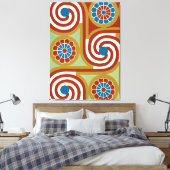 Emporio Moffaのエジプトの装飾#4 キャンバスプリント (インサイチュ (寝室))