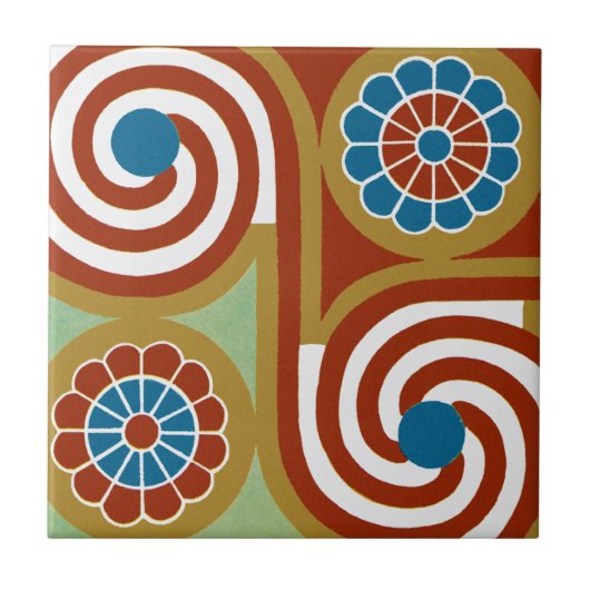 Emporio Moffaのエジプトの装飾#4 タイル (正面)