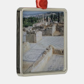 Emporionの港のローマの台なし メタルオーナメント (右)