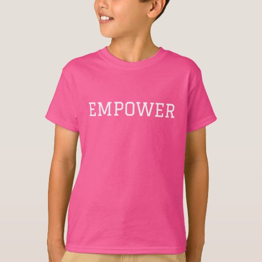 EMPOWER：大きな夢、その他のインスパイア人々 Tシャツ (正面)