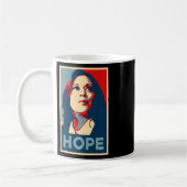 Empower Hope Joy Kamala Harris Obamaポスター47S コーヒーマグカップ (左)