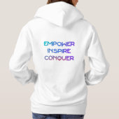 Empower Inspire Conquer パーカ (裏面)