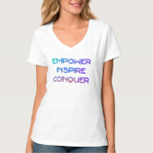 Empower Inspire Conquer Tシャツ (正面)