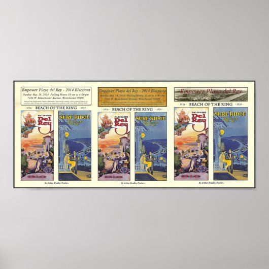 Empower Playa del Rey - 2014年の選挙 ポスター (正面)