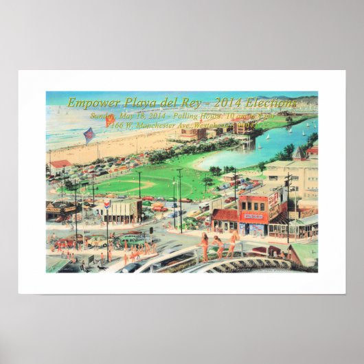 Empower Playa del Rey - 2014年フル縁ど ポスター (正面)