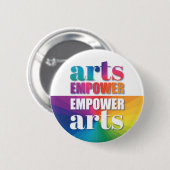EMPOWER The Arts Button 缶バッジ (正面&裏面)