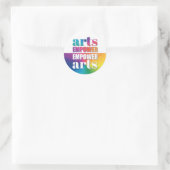 EMPOWER The Arts Stickers ラウンドシール (バッグ)
