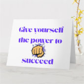 Empower Yourself カード (黄色い花)